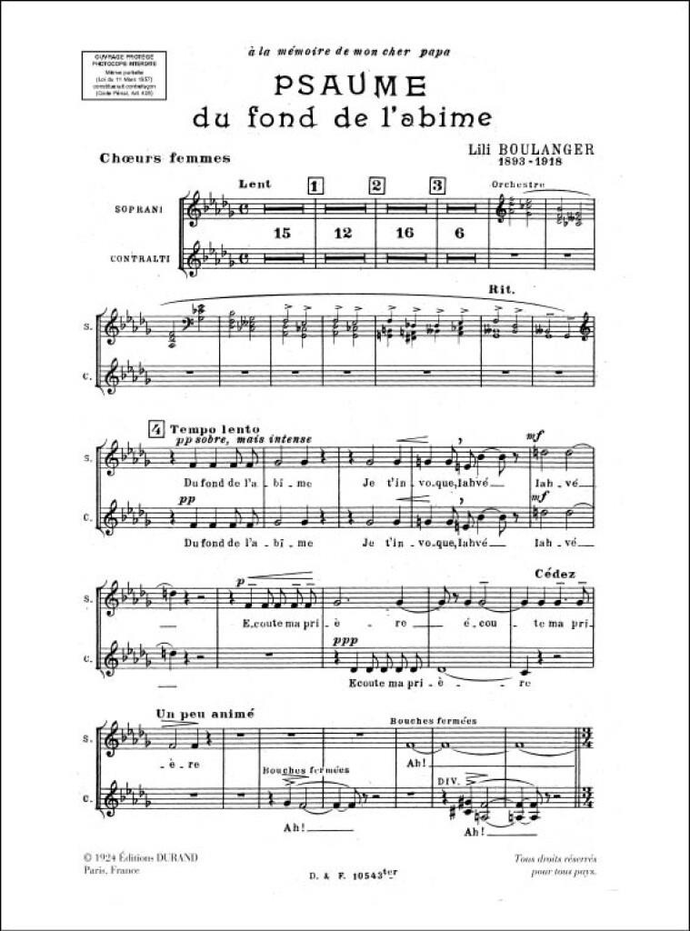 Psaume 130 Du Fond De L'Abime